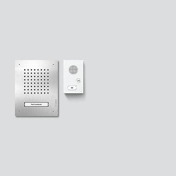 Siedle Audio-Set Siedle Classic Edelstahl/Weiß SET CLAB 850-1 E/W